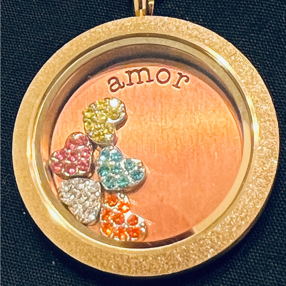 Origami Owl Original Copper Chainlink Necklace